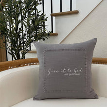 Cargar imagen en el visor de la galería, Give it to God and Go to Sleep - Pillow Cover