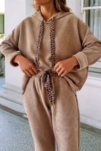 Cargar imagen en el visor de la galería, LDC Pullover Hoodie and High Waist Pants Corduroy Suit