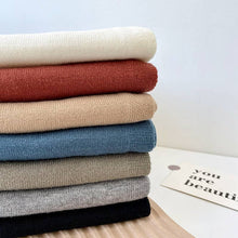 Load image into Gallery viewer, Solid Color Knitted Knotted Shawl–Casual & Cozy