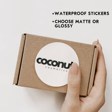 Cargar imagen en el visor de la galería, Custom Logo Labels, Packaging Stickers, Brand Logo Stickers