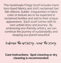 Cargar imagen en el visor de la galería, Fringe Scarf -Honey Bee