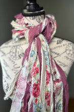 Cargar imagen en el visor de la galería, Fringe Scarf - Butterfly Garden