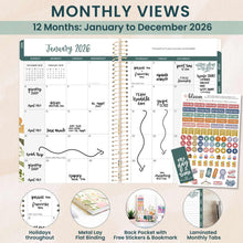 Load image into Gallery viewer, 2026 Soft Cover Planner - 5" x 8" size