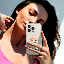 Load image into Gallery viewer, Stick-On Mirror Phone Decal - Star