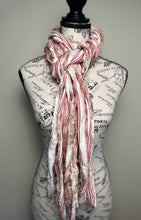Load image into Gallery viewer, Fringe Scarf - Vintage Rose