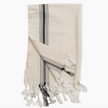 Cargar imagen en el visor de la galería, Sydney Turkish Cotton + Bamboo Hand Towel - Five Stripe