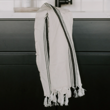 Cargar imagen en el visor de la galería, Sydney Turkish Cotton + Bamboo Hand Towel - Five Stripe