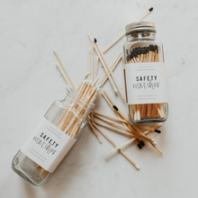 Load image into Gallery viewer, White Chic Safety Matches, Glass Jar