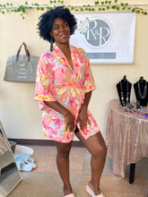 Load image into Gallery viewer, Watercolor Floral Collection Robe - Pink