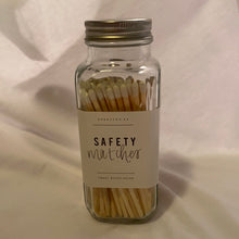 Load image into Gallery viewer, White Chic Safety Matches, Glass Jar