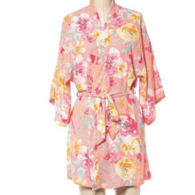 Load image into Gallery viewer, Watercolor Floral Collection Robe - Pink