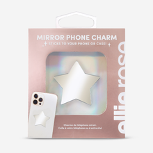 Load image into Gallery viewer, Stick-On Mirror Phone Decal - Star
