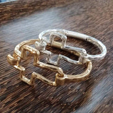 Cargar imagen en el visor de la galería, Beautiful Cross Cuff Bracelet Gold or Silver
