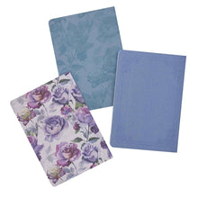 Cargar imagen en el visor de la galería, Be Still and Know Purple Floral Medium Notebook Set - Psalm
