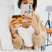 Load image into Gallery viewer, Stick-On Mirror Phone Decal - Lips
