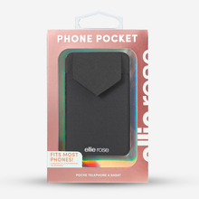 Cargar imagen en el visor de la galería, Stick-On Phone Pocket (Black)
