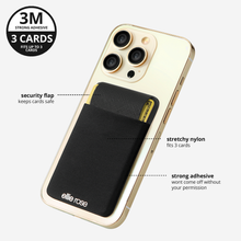 Cargar imagen en el visor de la galería, Stick-On Phone Pocket (Black)
