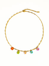 Cargar imagen en el visor de la galería, Linnea 18K Gold Non-Tarnish Beaded Daisy Chain Necklace
