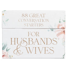 Load image into Gallery viewer, 88 Great Conversations Starters for Husbands &amp; Wives
