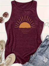 Cargar imagen en el visor de la galería, Dessert Sunset Sleeveless Top
