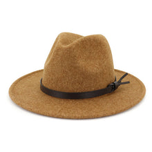 Cargar imagen en el visor de la galería, AUTUMN AND WINTER CLASSIC FLAT BRIM JAZZ HAT

