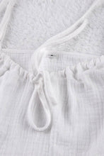Cargar imagen en el visor de la galería, CWSPJ0050_SOLID COLOR COTTON HALTER  SHORTS PAJAMA SET
