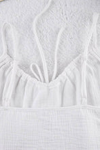 Cargar imagen en el visor de la galería, CWSPJ0050_SOLID COLOR COTTON HALTER  SHORTS PAJAMA SET
